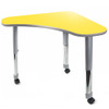 Delta Adjustable Single Student Desk with AERO Legs - Allied ARODLT2436  (with Caster Option)