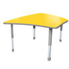 Allied Dry Erase Palm Single Student Desk with AERO Legs