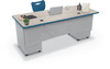 Avid Modular Desk System Double Pedestal Desk - MooreCo - Props Not Included