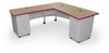 Avid Modular Desk System with Return Desk - MooreCo 91782