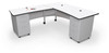 Avid Modular Desk System with Return Desk - MooreCo 91782 - Props Not Included