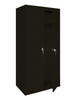 Steel Cabinets USA Wardrobe Cabinets with Single Top Shelf - black 