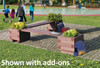 Outdoor Planter Bench Add-On - Copernicus OD-PA1