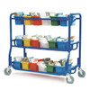 Library on Wheels with 18 Small Tubs - Copernicus LW430-18