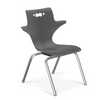Hierarchy 4-Leg School Chair - MooreCo Quick Ship With Arms 16"H