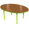 Velocity Oval Shaped Activity Table with Adjustable Height - Allied USA