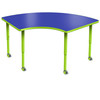 Velocity Span Shaped Activity Table with Adjustable Height - Allied USA VELSPAN