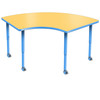 Velocity Span Shaped Activity Table with Adjustable Height - Allied USA VELSPAN
