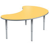 Velocity Sweep Shaped Activity Table with Adjustable Height - Allied USA 