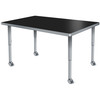 Velocity Rectangle Adjustable Activity Table - Allied VEL0000(REC)