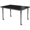 Velocity Rectangle Shaped Activity Table with Adjustable Height - Allied USA VEL3060