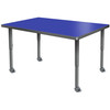 Velocity Rectangle Shaped Activity Table with Adjustable Height - Allied USA VEL3060