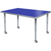 Velocity Rectangle Shaped Activity Table with Adjustable Height - Allied USA VEL3060