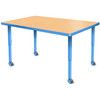 Velocity Rectangle Shaped Activity Table with Adjustable Height - Allied USA
