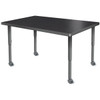 Velocity Rectangle Shaped Activity Table with Adjustable Height - Allied USA VEL3060