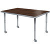 Velocity Rectangle Shaped Activity Table with Adjustable Height - Allied USA VEL3060