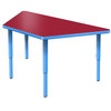 Velocity Trapezoid Shaped Activity Table with Adjustable Height - Allied USA