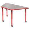 Velocity Trapezoid Shaped Activity Table with Adjustable Height - Allied USA