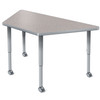 Velocity Trapezoid Shaped Activity Table with Adjustable Height - Allied USA