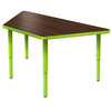 Velocity Trapezoid Shaped Activity Table with Adjustable Height - Allied USA