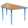 Velocity Trapezoid Shaped Activity Table with Adjustable Height - Allied USA