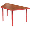 Velocity Trapezoid Shaped Activity Table with Adjustable Height - Allied USA