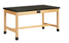 Oak / Leg Braces, Stretcher, Electrical
Diversified
PerpetuLab Wooden Leg Science Table with Plain Apron – Epoxy Resin Top 