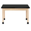 Plain Apron High Pressure Laminate Hardwood Science Table - Diversified P700L