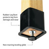 Diversified Perpetulab Wooden Leg Science Table with Plain Apron – High Pressure Laminate Top
