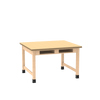 Maple / Leg Braces
Diversified
PerpetuLab Wooden Leg Table with Compartments – ShopTop