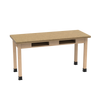 Maple / Glides
Diversified
PerpetuLab Wooden Leg Table with Compartments – ShopTop