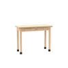 Maple / Glides
Diversified
PerpetuLab Wooden Leg Table with Drawers – Butcher Block Top