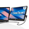 Luxor STTL12BL SideTrak Swivel 12.5-inch Attachable Monitor
