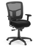 CoolMesh Basic Collection Task Chair with Arms and Black Frame - Office Source 7621ANSF