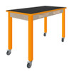 Compartment ChemGuard, Maple Apron, Carrot Edge, Carrot Legs, Industrial Casters - Diversified C9162TMT30C