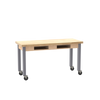 Dark Gray / Industrial Casters
PerpetuLab Steel Leg Science Table with Compartments – Butcher Block Top
Diversified C9605MD30C