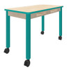 Natural Maple / Aqua / Maple / Aqua / Designer Casters
PerpetuLab Steel Leg Science Table with Compartments – High Pressure Laminate
Diversified C916LNQMQ30D