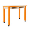 Almond / Carrot / Maple / Carrot / Glides
PerpetuLab Steel Leg Science Table with Compartments – High Pressure Laminate
Diversified C910LATMT30N