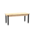 Black / Glides
PerpetuLab Steel Leg Science Table with Drawers – Butcher Block Top
Diversified D9155MB30N