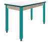 White / Aqua / Maple / Aqua / Glides
PerpetuLab Steel Leg Science Table with Drawers – High Pressure Laminate
Diversified D916LEPMQ30N