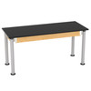 Diversified Uplift! Phenolic Table with Wood Apron - P8604