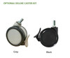 **Optional** Deluxe Caster Kit for Square Adjustable Thermal Fused Laminate Activity Table - Correll
**Sold Separately**