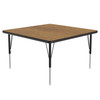 Square Adjustable Thermal Fused Laminate Activity Table - Correll