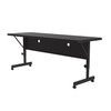 Adjustable Height Rectangular Flip Top Nesting Table with Thermal Fused Laminate Top - Correll FT Series
