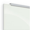 Gloss White Visionary Magnetic Glass Markerboard and Exo Tray System - MooreCo 8384X-0X576