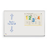 El Grande Porcelain Steel Whiteboard with Deluxe Aluminum Trim - MooreCo 202-GRANDE