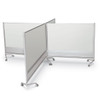 D.O.C Dual Sided Porcelain Steel Whiteboard and Natural Cork Partition - MooreCo 661AX-DC 