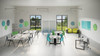 Ghent Coda Circular Glassboard
**Sold Individually / Additional Furniture Not Included**
