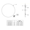 Ghent Coda Circular Glassboard