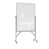 Ghent Reversible Aluminum Frame Magnetic Porcelain Whiteboard - ARM1M143
